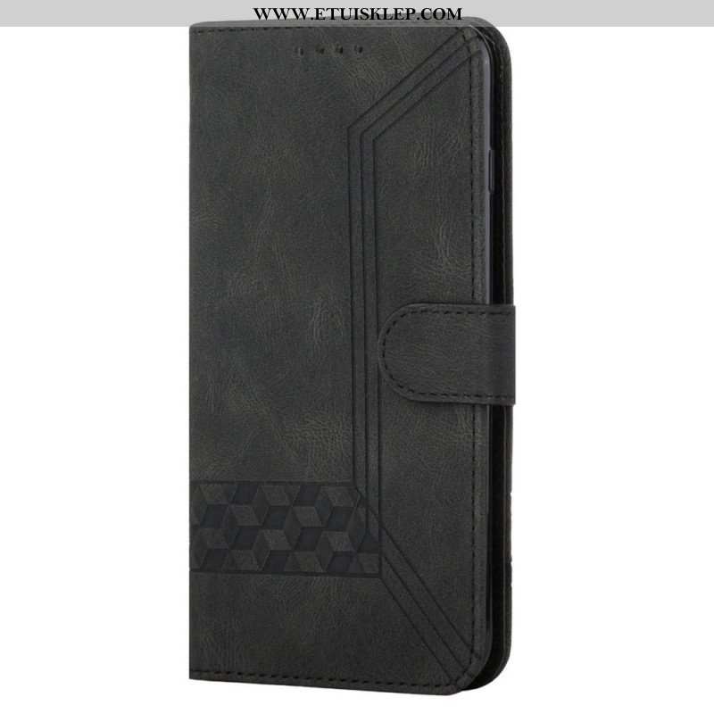 Etui Folio do Samsung Galaxy M12 / A12 Diamentowe Linie I Tekstura